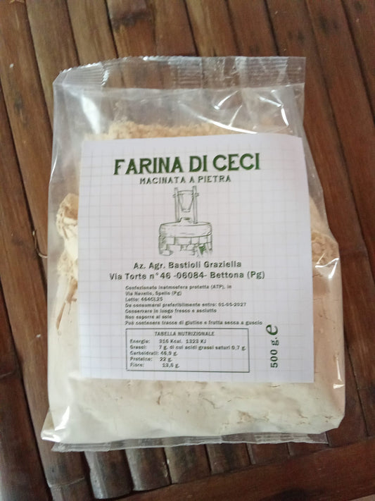 Farina di ceci Macinata a Pietra